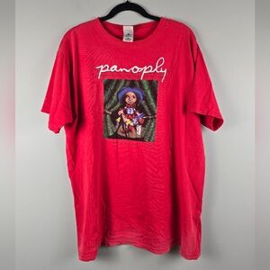 Vintage Y2K Panoply Arts Festival Huntsville AL Red Graphic T-Shirt